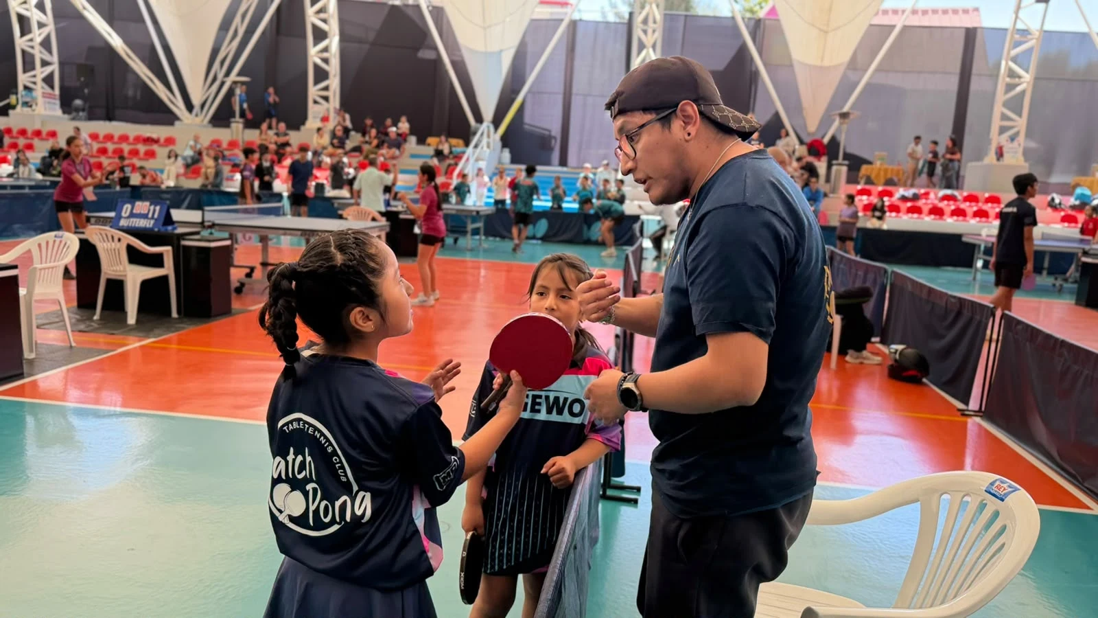 Head Coach Mario Velásquez Match Pong Table Tennis Club